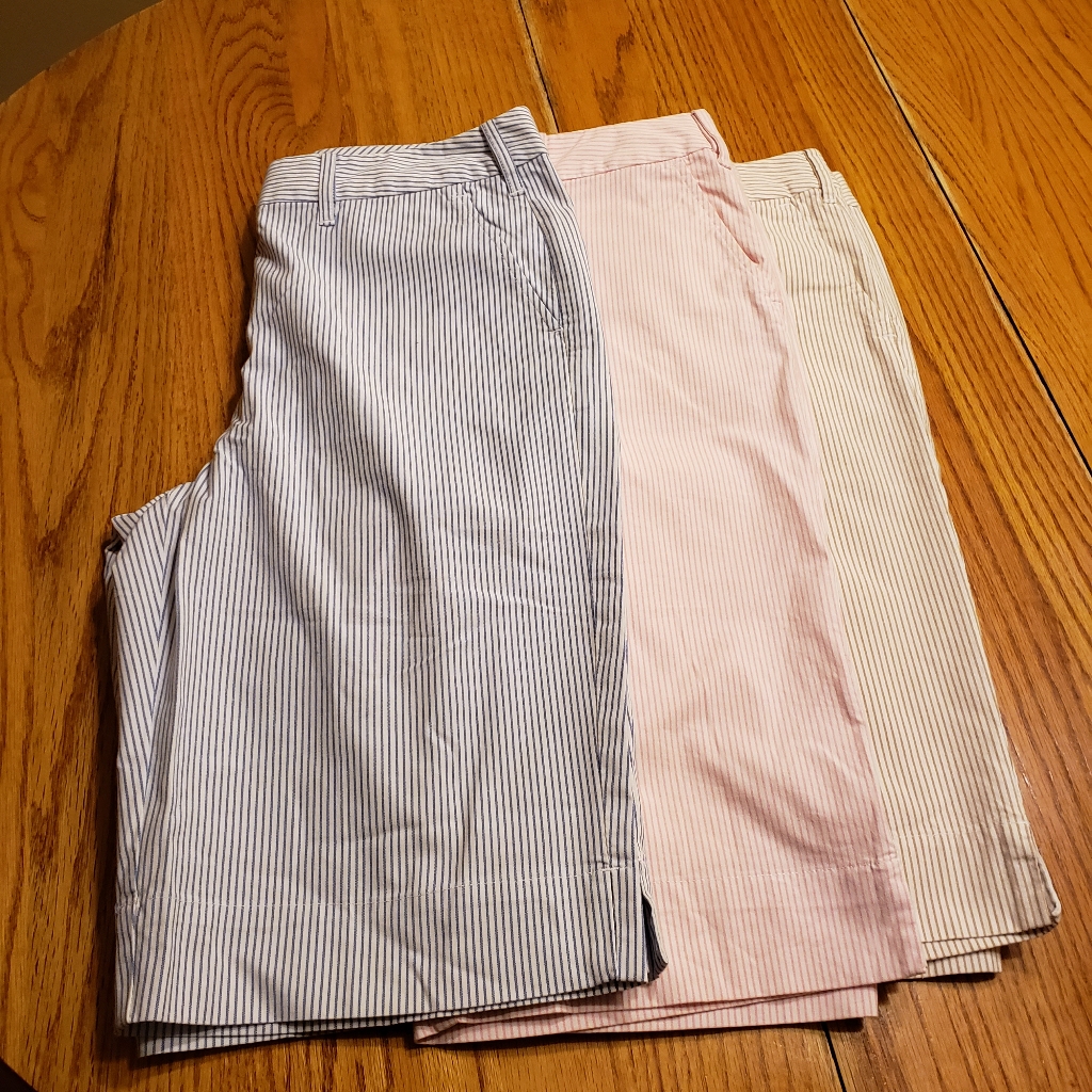 3 Pairs Of Talbots Bermuda Shorts